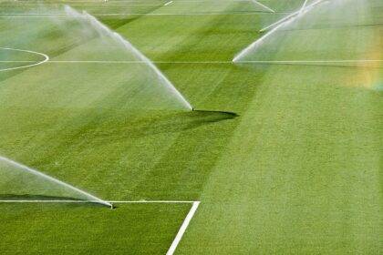 Football pitch irrigation